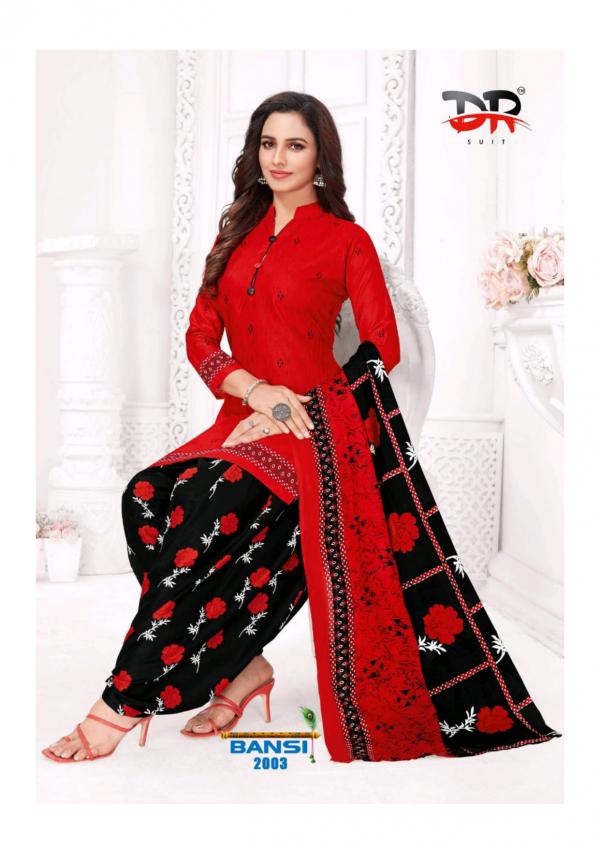 Dr. Bansi Vol-2 Cotton Designer Exclusive Patiyala Dress Material